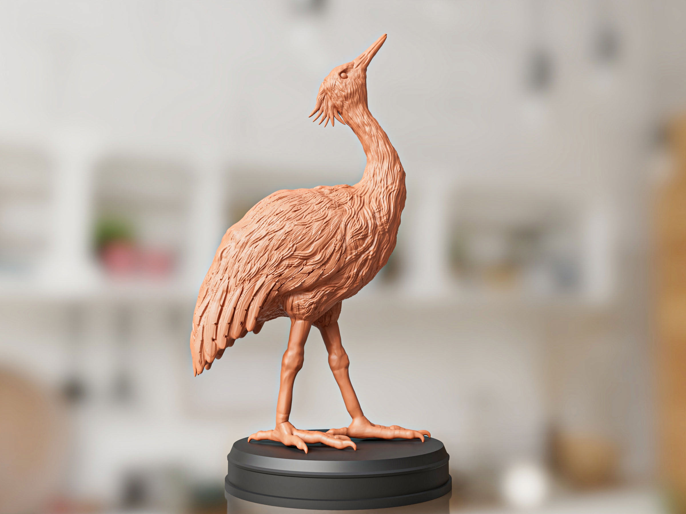 Crane Bird Toy 3D print model_4