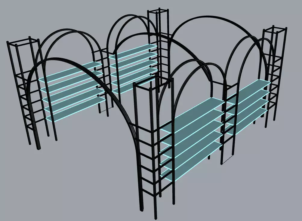 store display stands Free 3D model