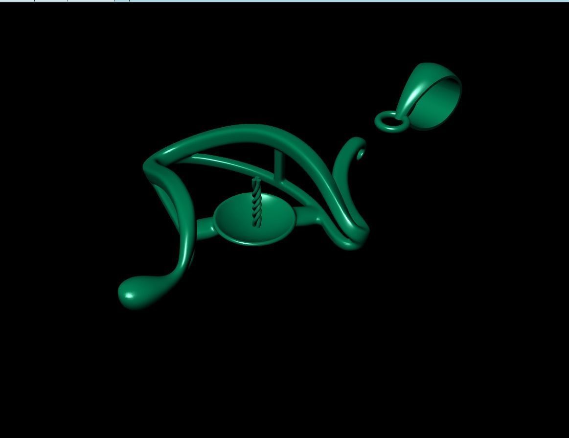 pearl pendant 3D print model_5