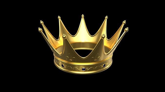 Gold Crown 3D model
