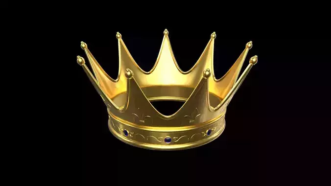 Gold Crown 3D model