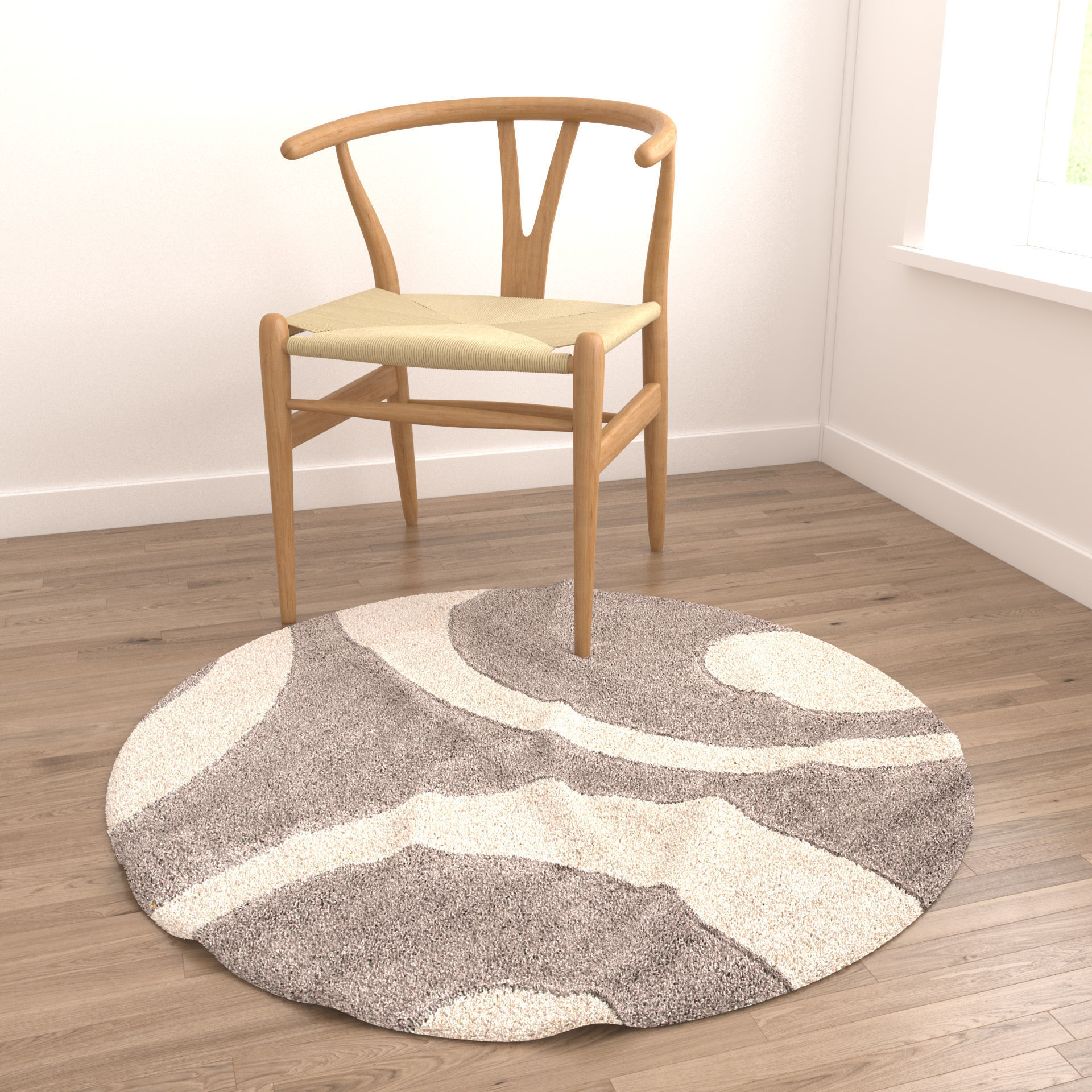 Rugs No 77 Low-poly 3D model_4
