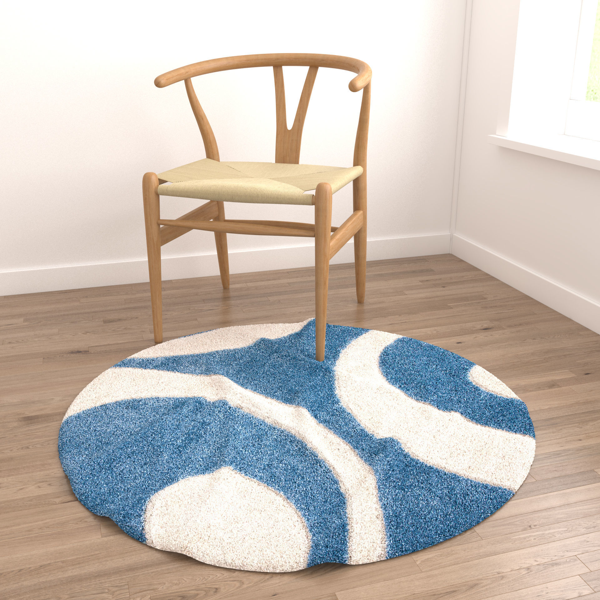 Rugs No 77 Low-poly 3D model_5