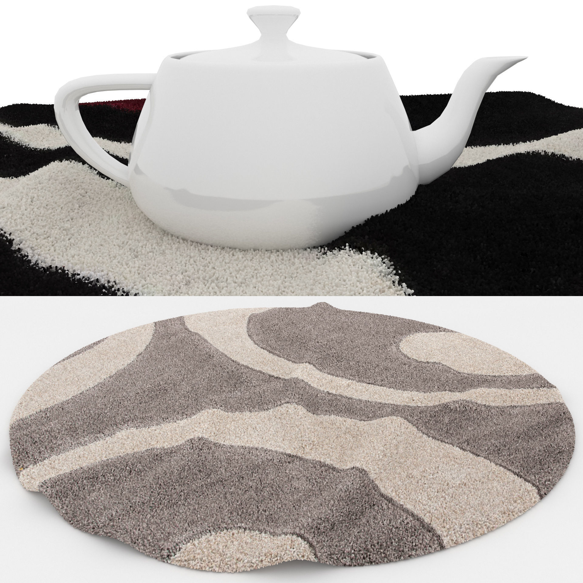 Rugs No 77 Low-poly 3D model_1