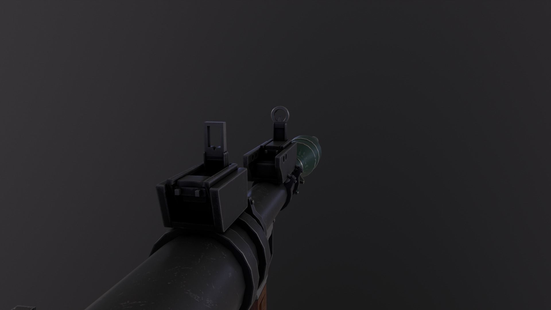 RPG7 GUN Low-poly 3D model_1