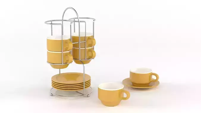 Porcelain Cups Set