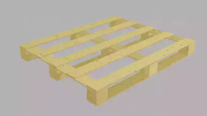 wooden pallet Free 3D model
