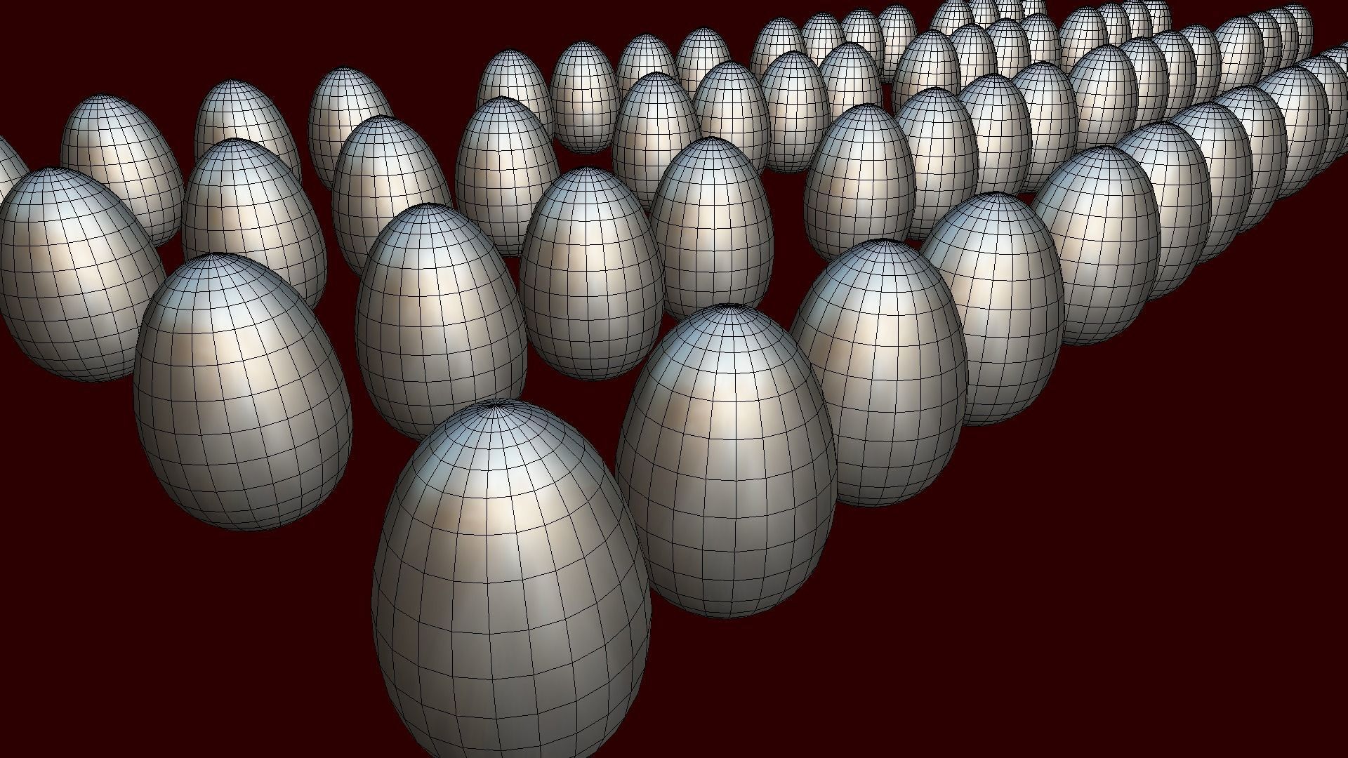 Colections Eggs 2 Low-poly 3D model_4