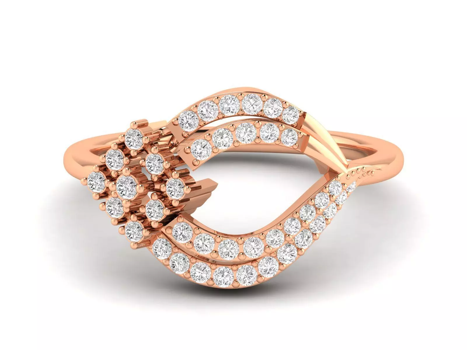 Women Ring 3dm stl render detail 3D print model_0