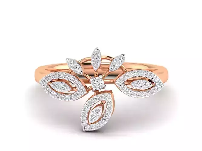 Women Ring 3dm stl render detail