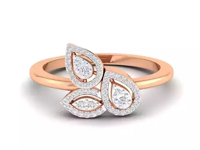 Women Ring 3dm stl render detail