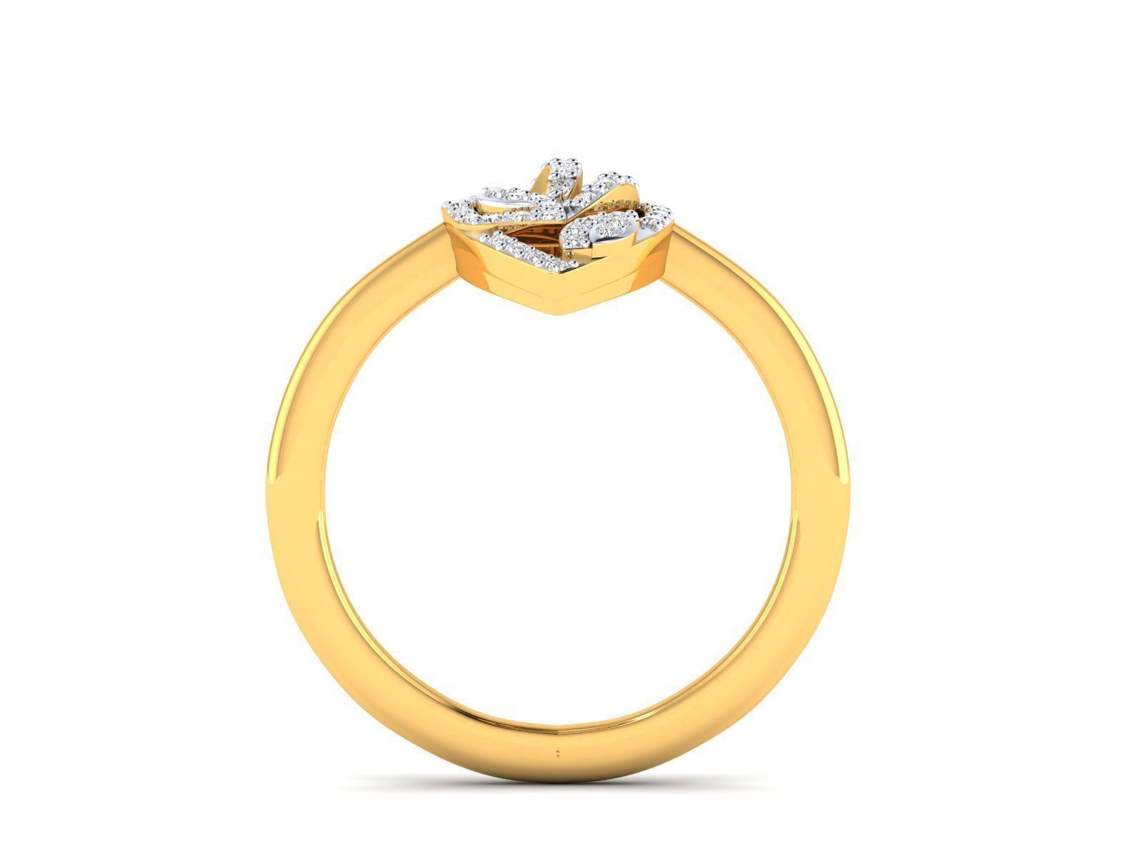 Women Ring 3dm stl render detail 3D print model_19