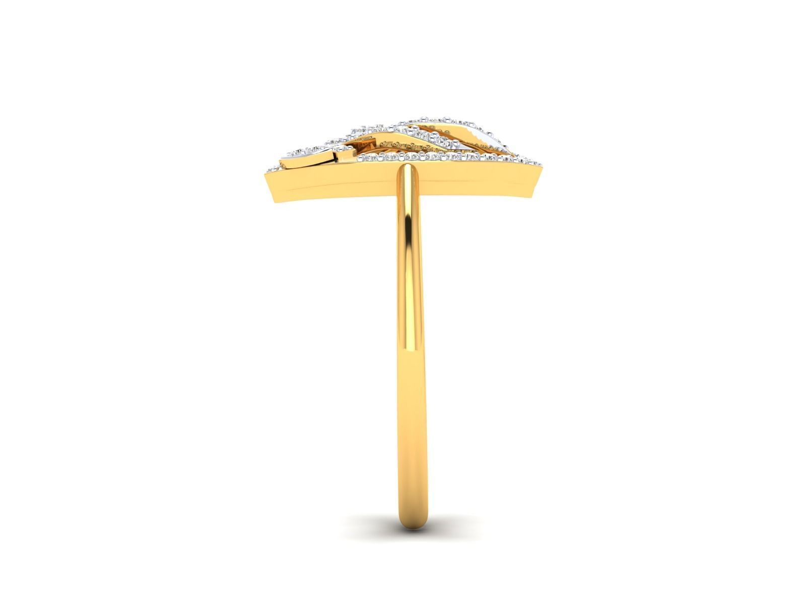 Women Ring 3dm stl render detail 3D print model_22