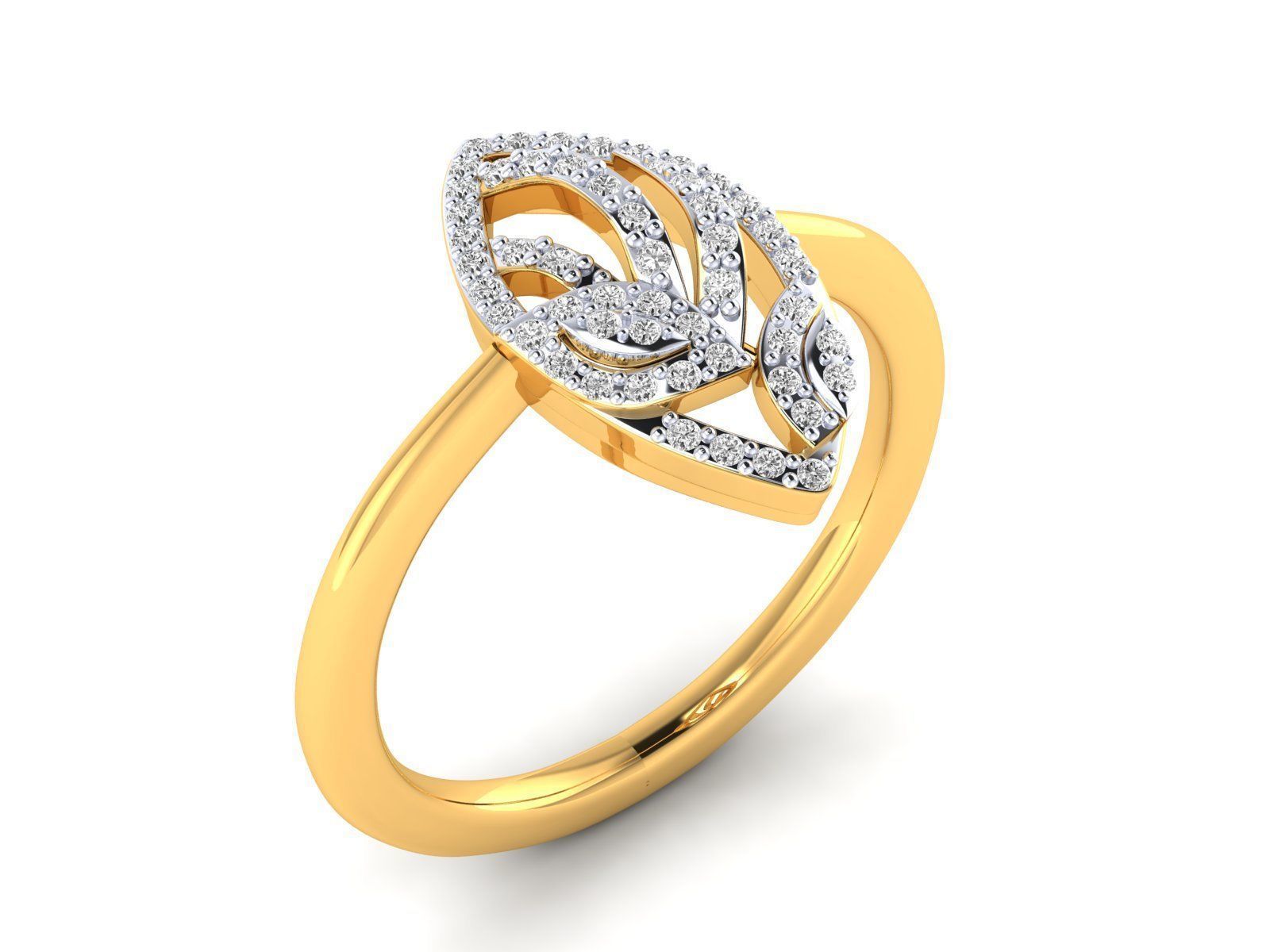 Women Ring 3dm stl render detail 3D print model_17