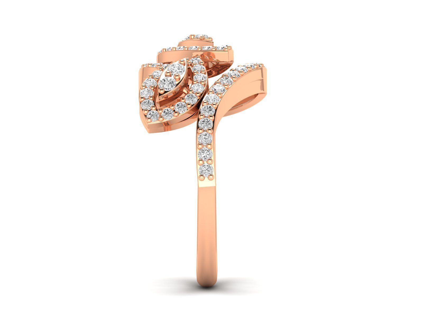 Women Ring 3dm stl render detail 3D print model_5