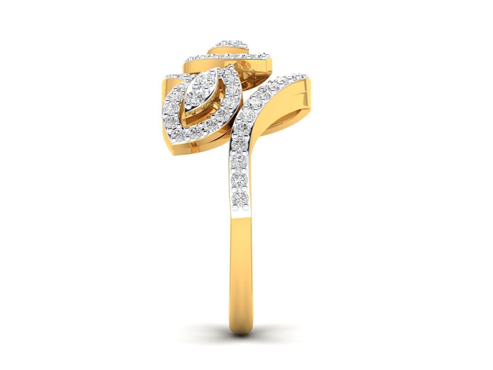 Women Ring 3dm stl render detail 3D print model_20