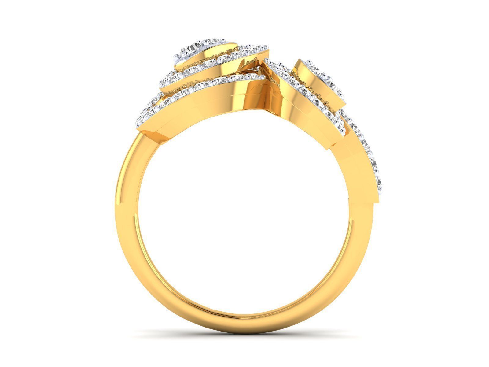 Women Ring 3dm stl render detail 3D print model_18