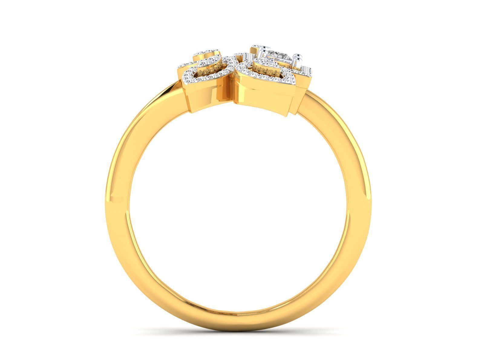 Women Ring 3dm stl render detail 3D print model_18