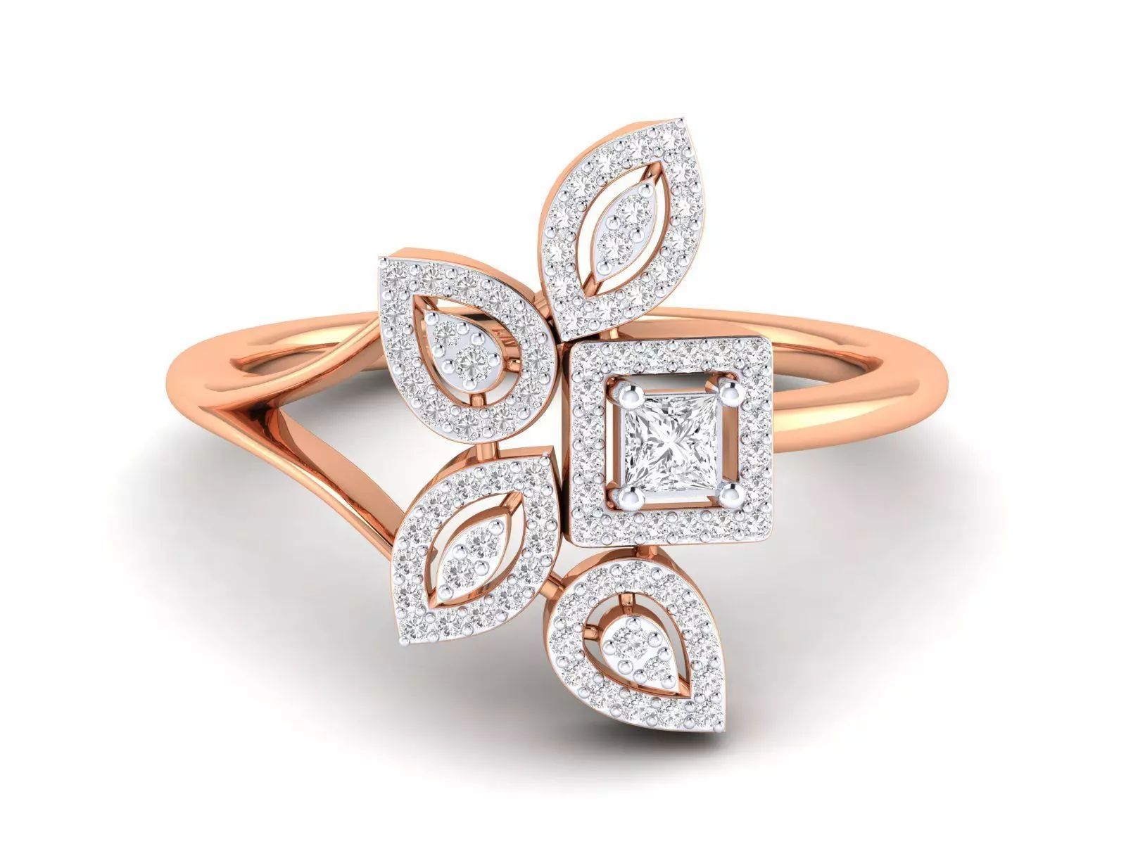 Women Ring 3dm stl render detail 3D print model_0