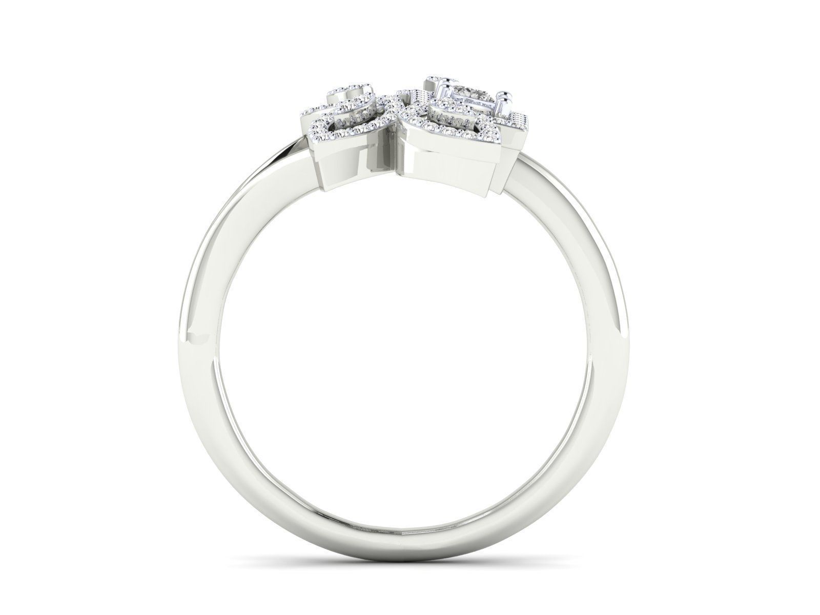 Women Ring 3dm stl render detail 3D print model_10