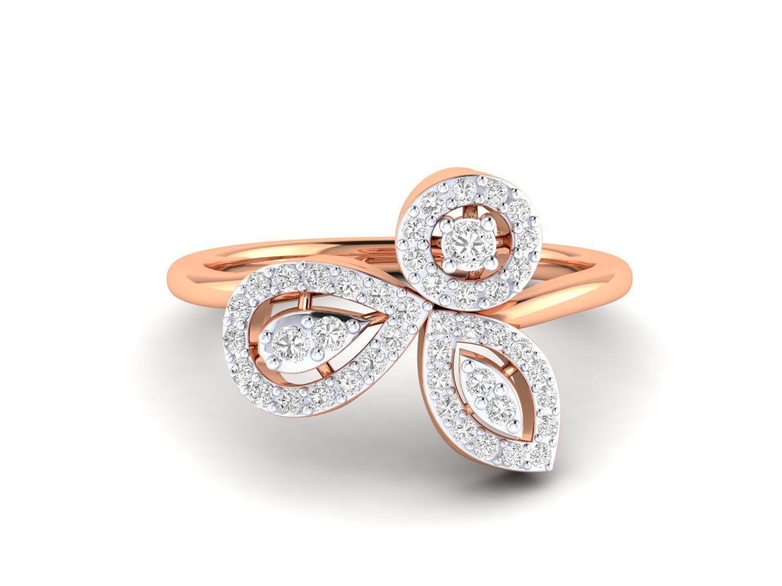 Women Ring 3dm stl render detail