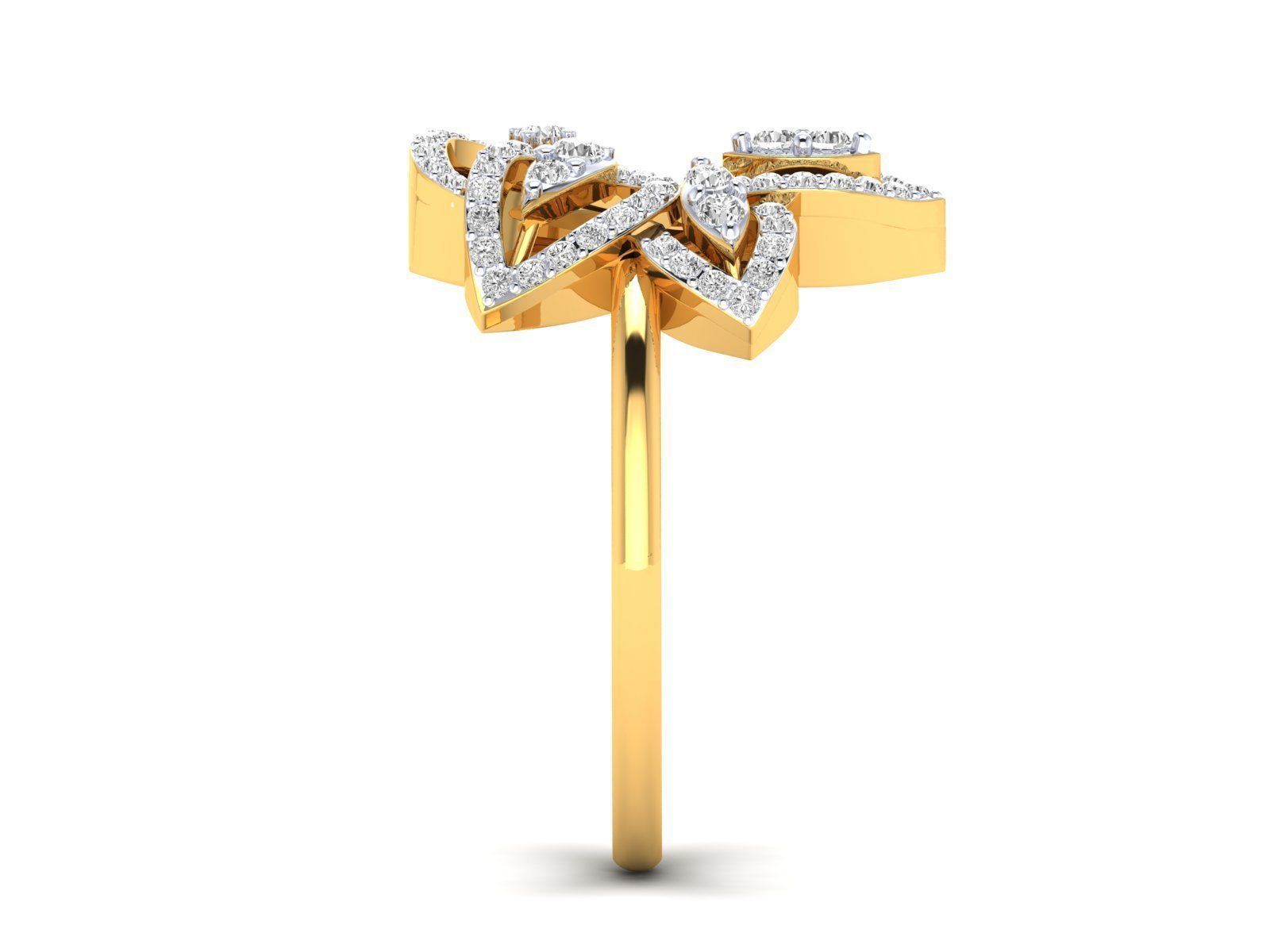 Women Ring 3dm stl render detail 3D print model_20