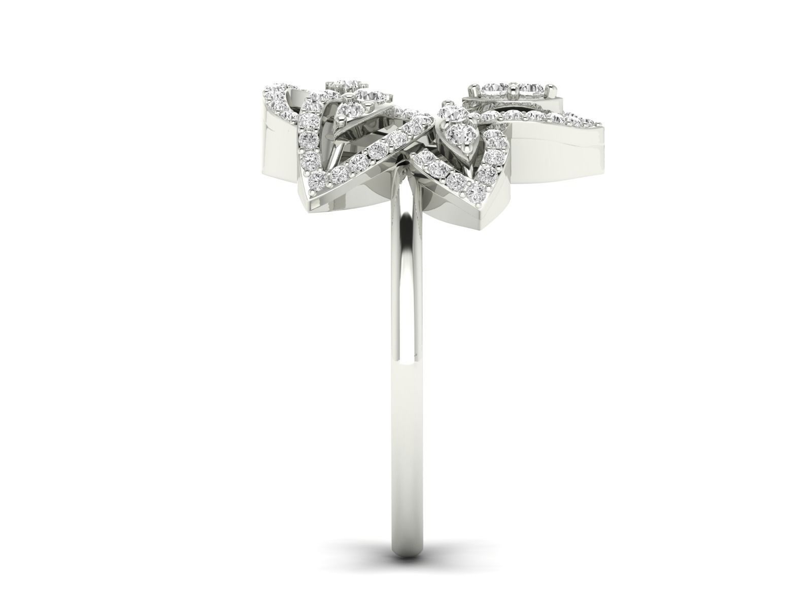 Women Ring 3dm stl render detail 3D print model_13