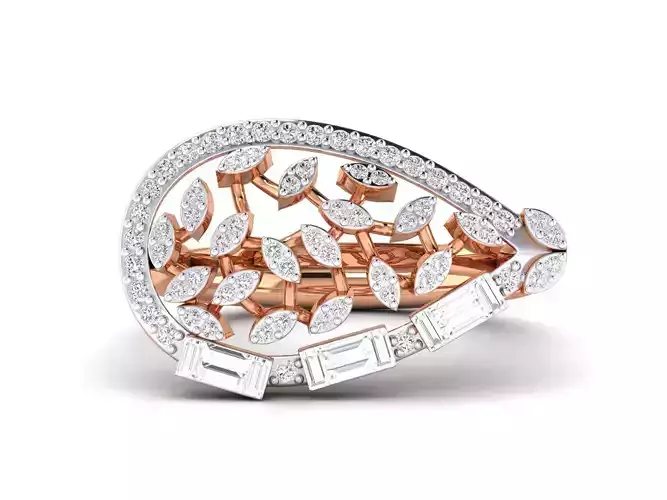 Women Ring 3dm stl render detail 3D print model