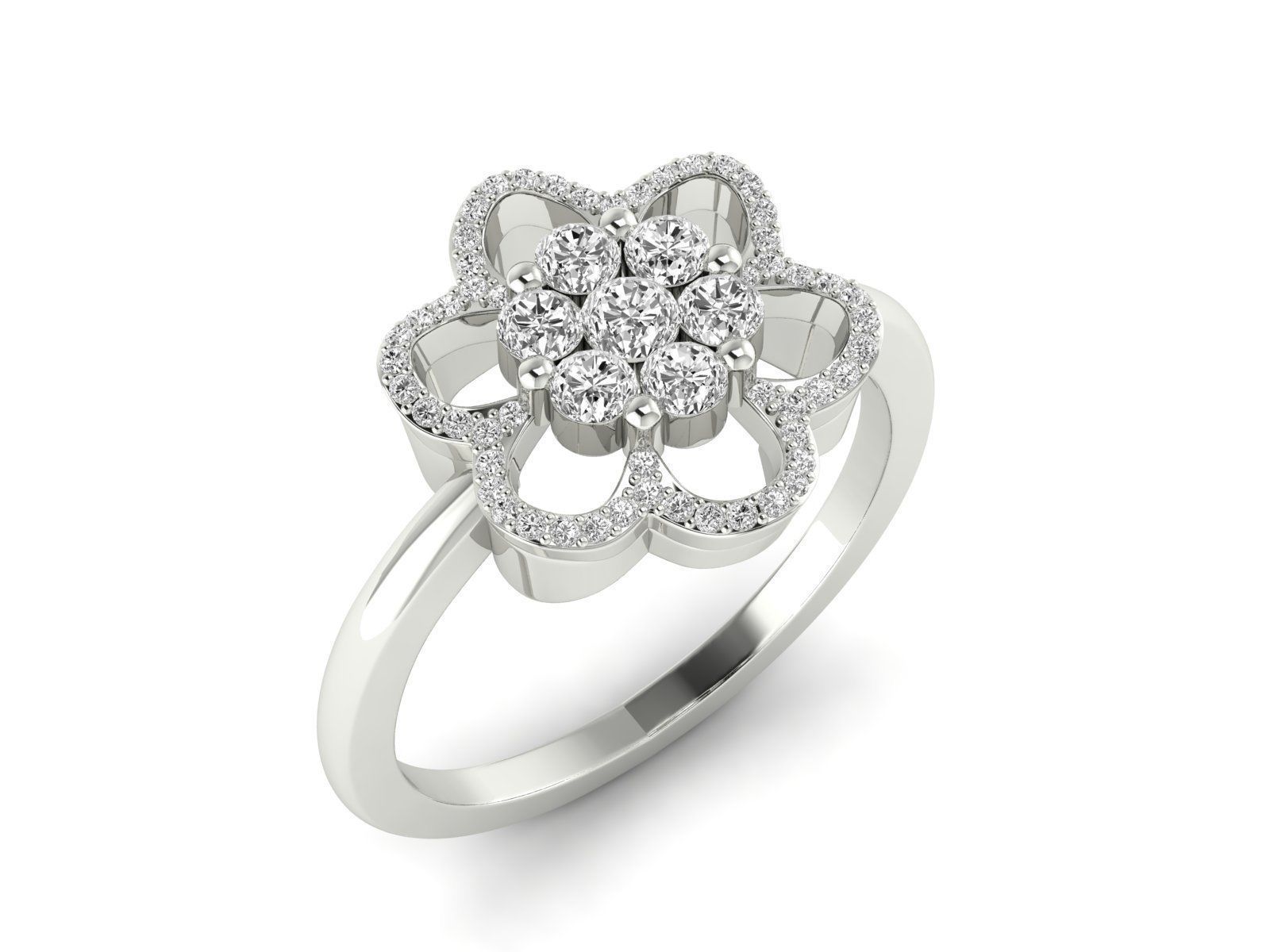 Women Ring 3dm stl render detail 3D print model_8