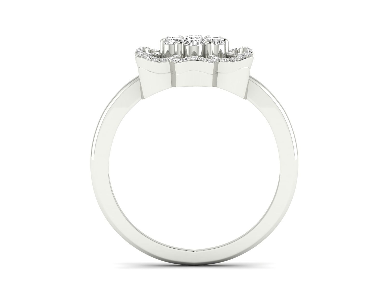 Women Ring 3dm stl render detail 3D print model_11