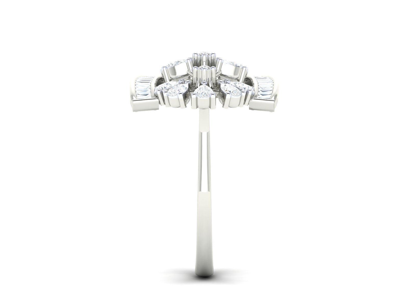 Women Ring 3dm stl render detail 3D print model_12