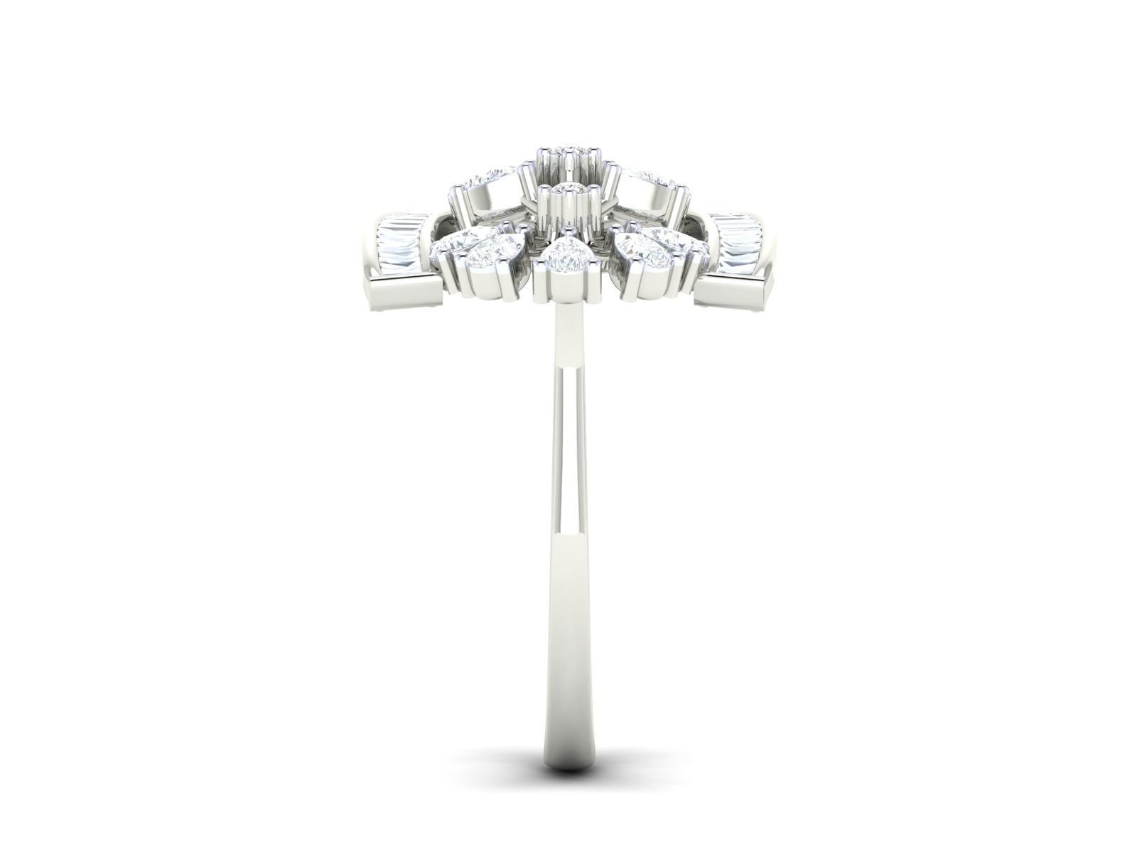 Women Ring 3dm stl render detail 3D print model_13