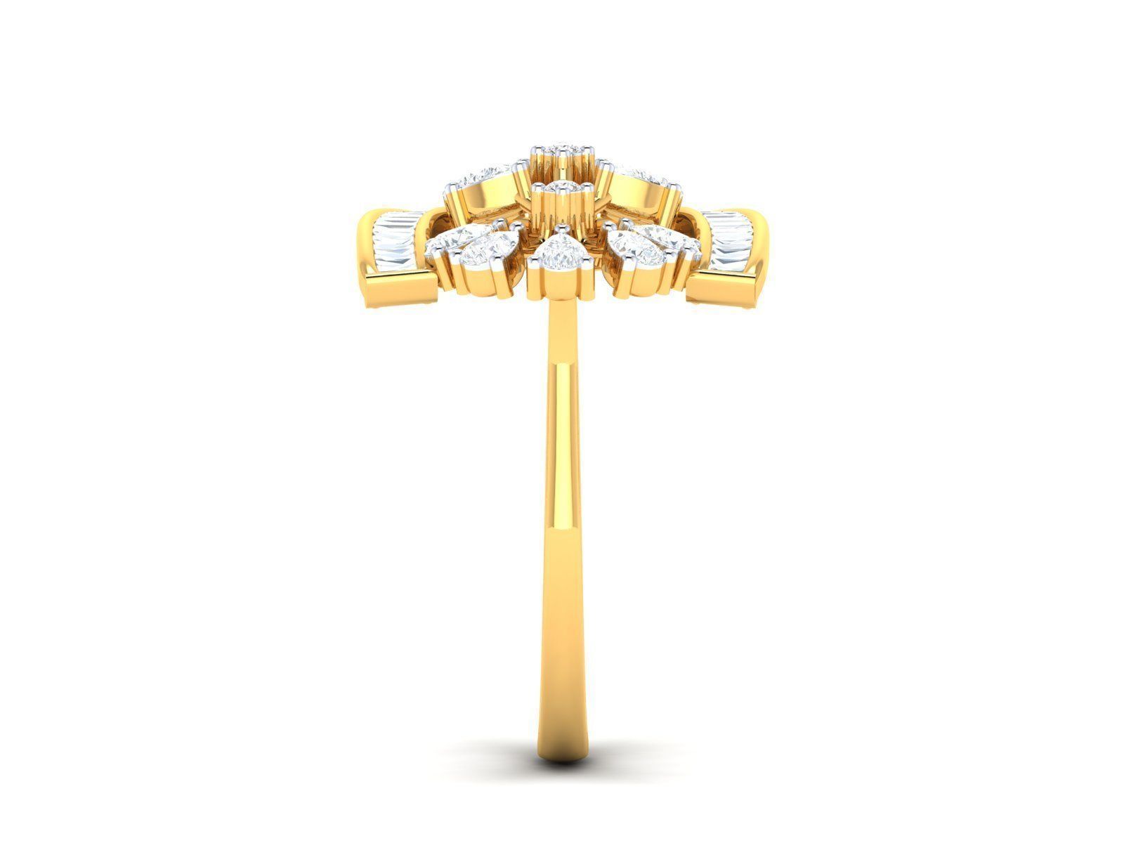 Women Ring 3dm stl render detail 3D print model_20