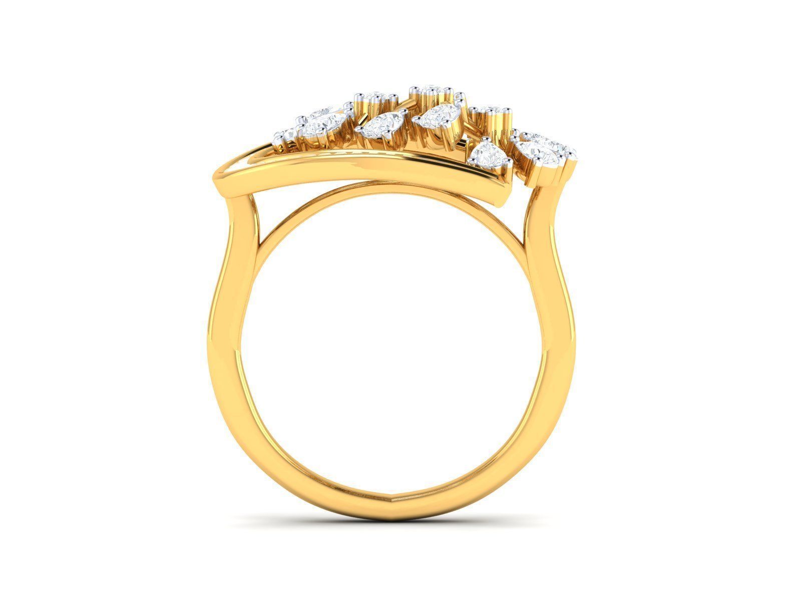 Women Ring 3dm stl render detail 3D print model_18