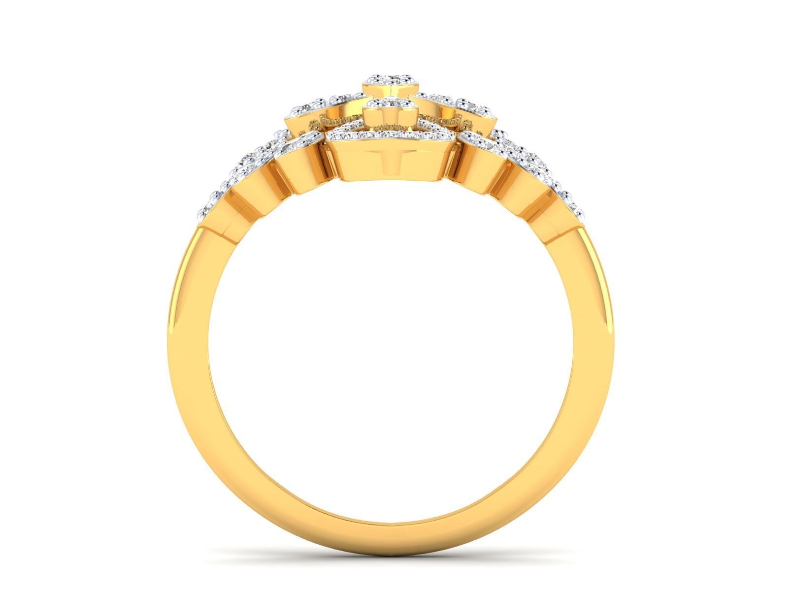 Women Ring 3dm stl render detail 3D print model_19