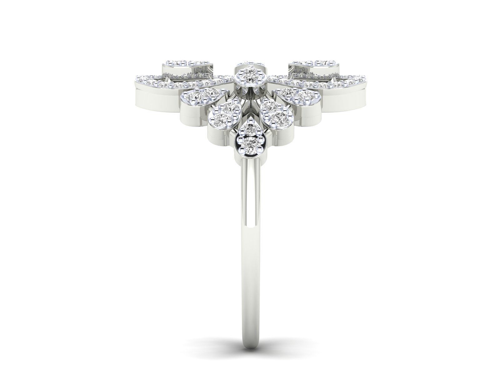 Women Ring 3dm stl render detail 3D print model_12