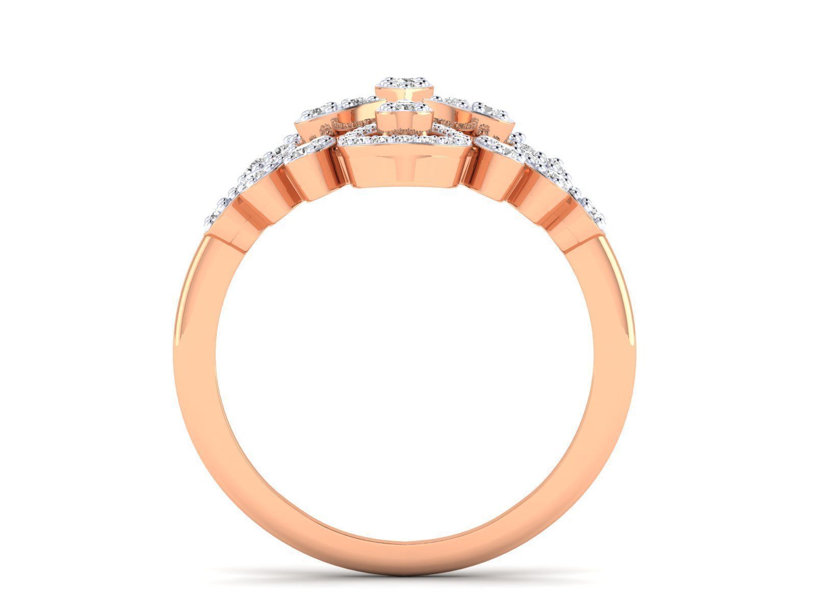 Women Ring 3dm stl render detail 3D print model_4