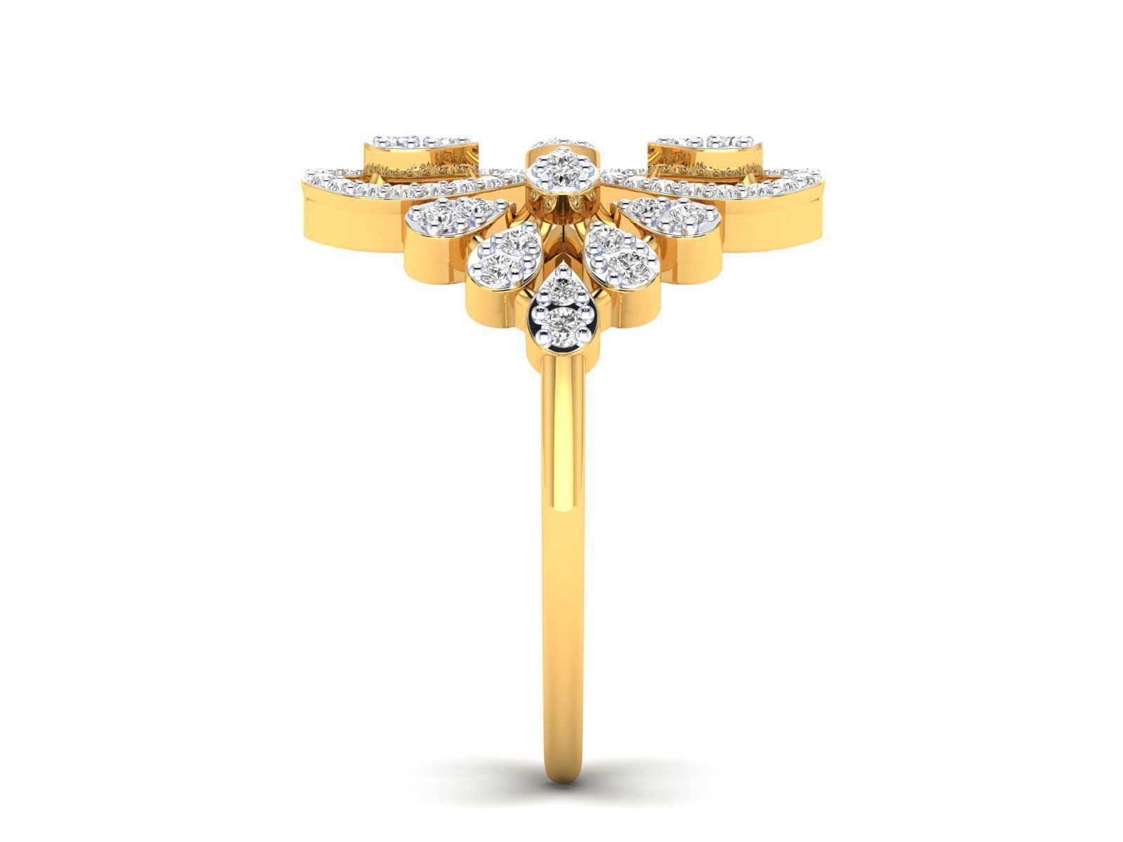 Women Ring 3dm stl render detail 3D print model_20