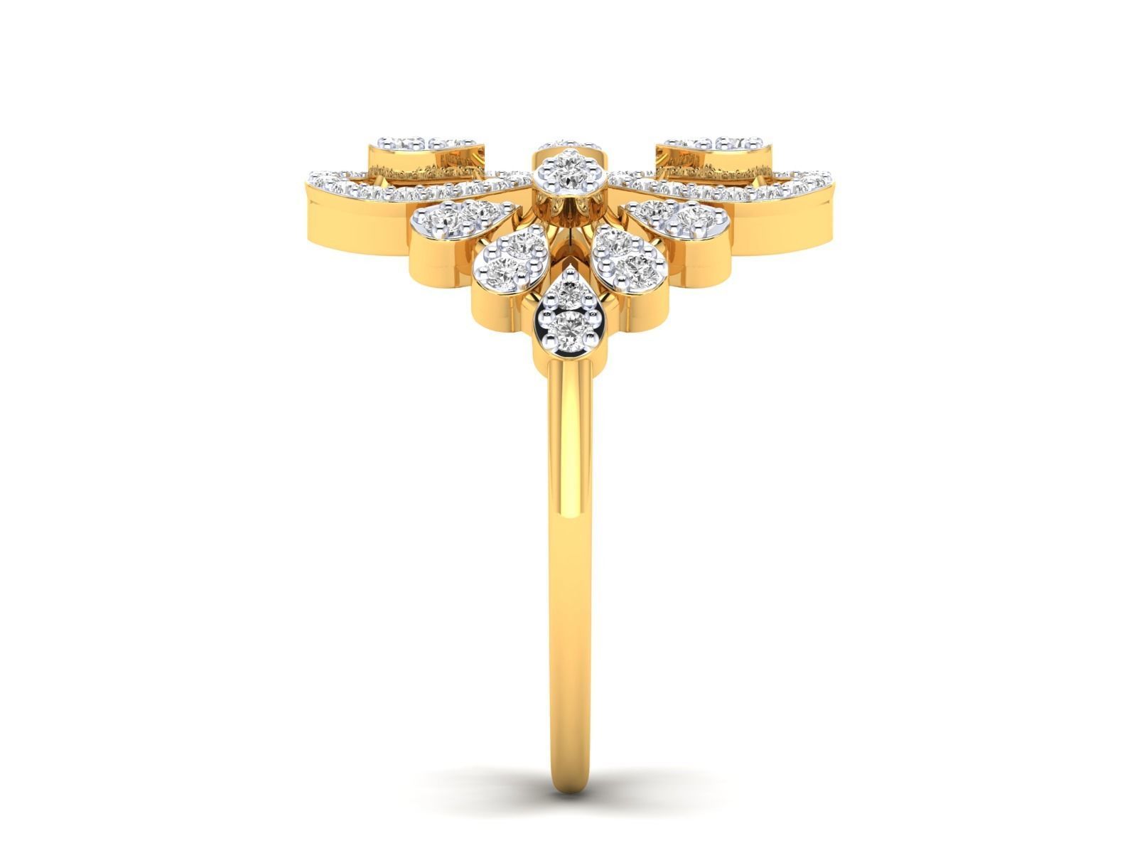 Women Ring 3dm stl render detail 3D print model_21