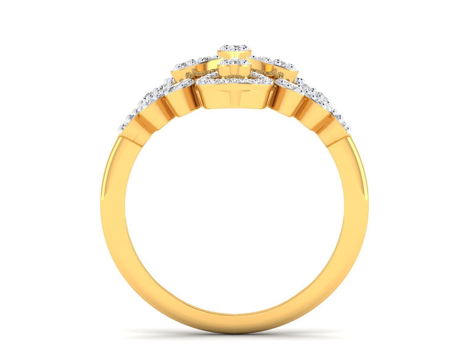 Women Ring 3dm stl render detail 3D print model_18