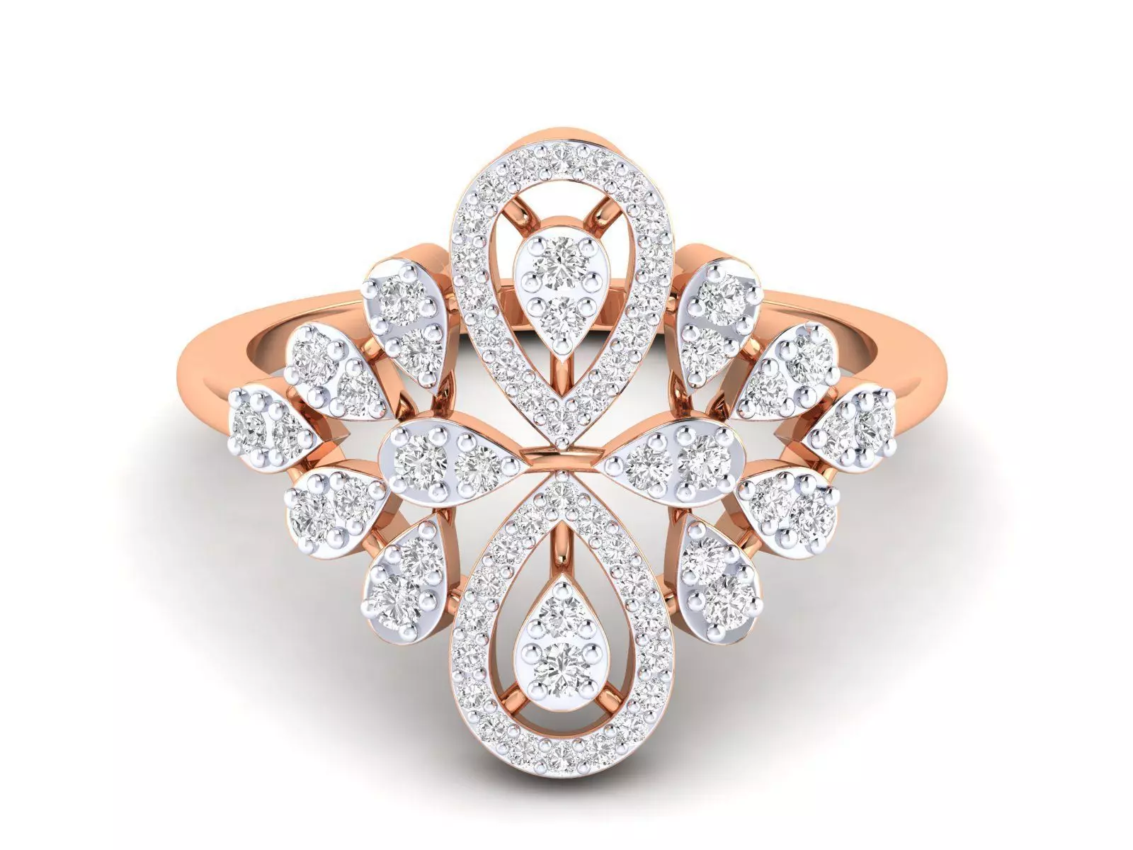 Women Ring 3dm stl render detail 3D print model_0