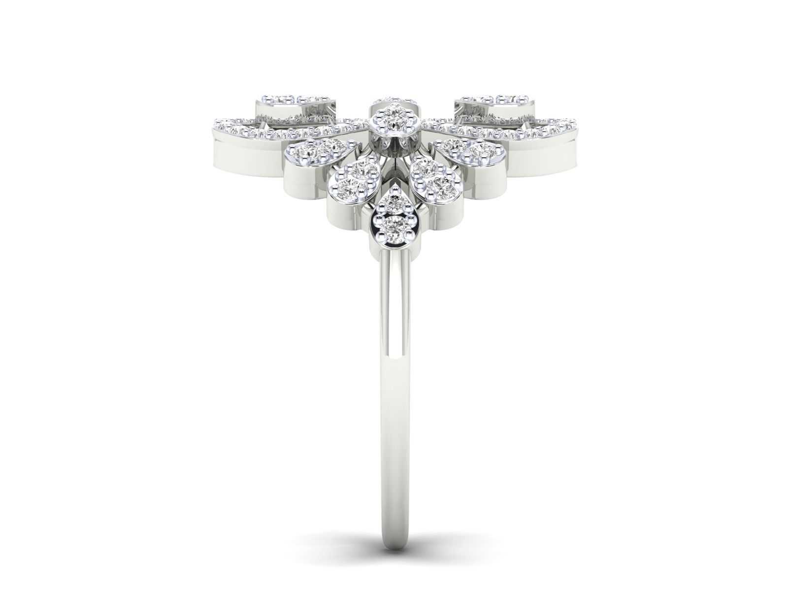 Women Ring 3dm stl render detail 3D print model_13