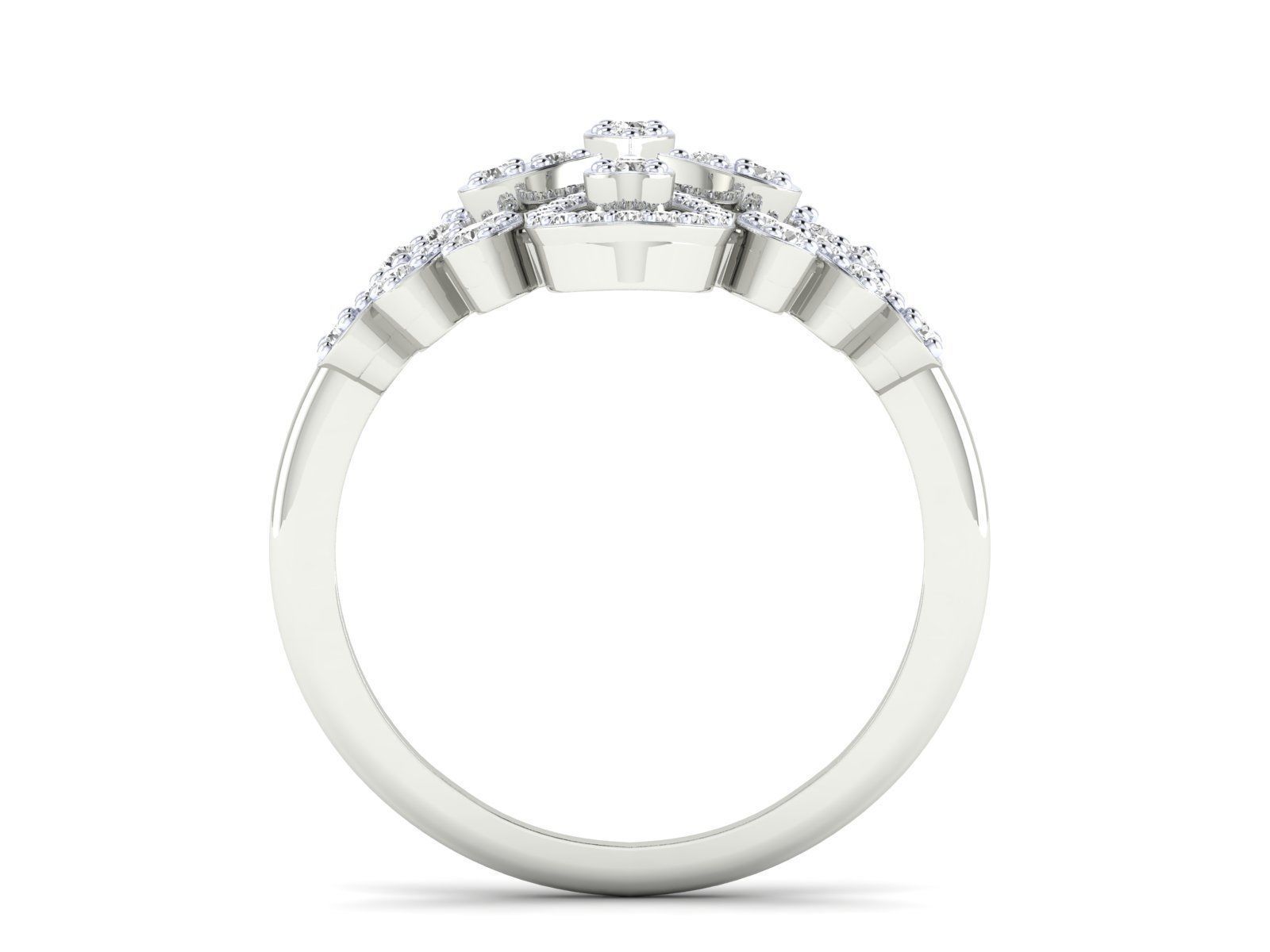 Women Ring 3dm stl render detail 3D print model_10