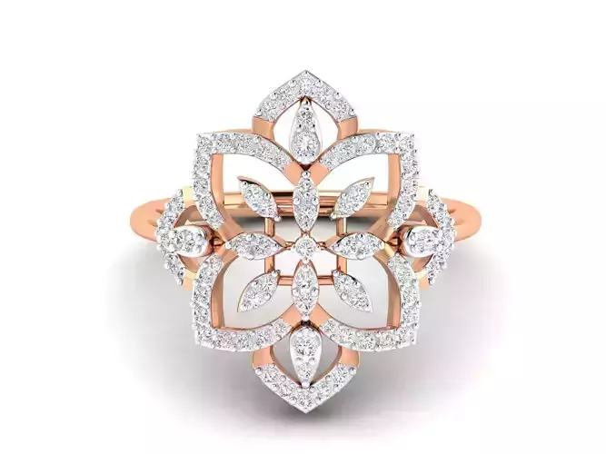 Women Ring 3dm stl render detail 3D print model