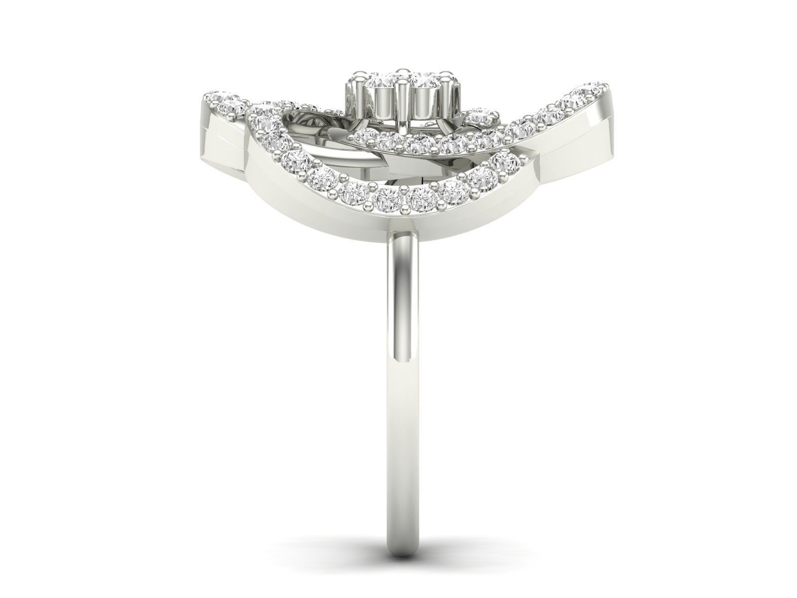 Women Ring 3dm stl render detail 3D print model_12