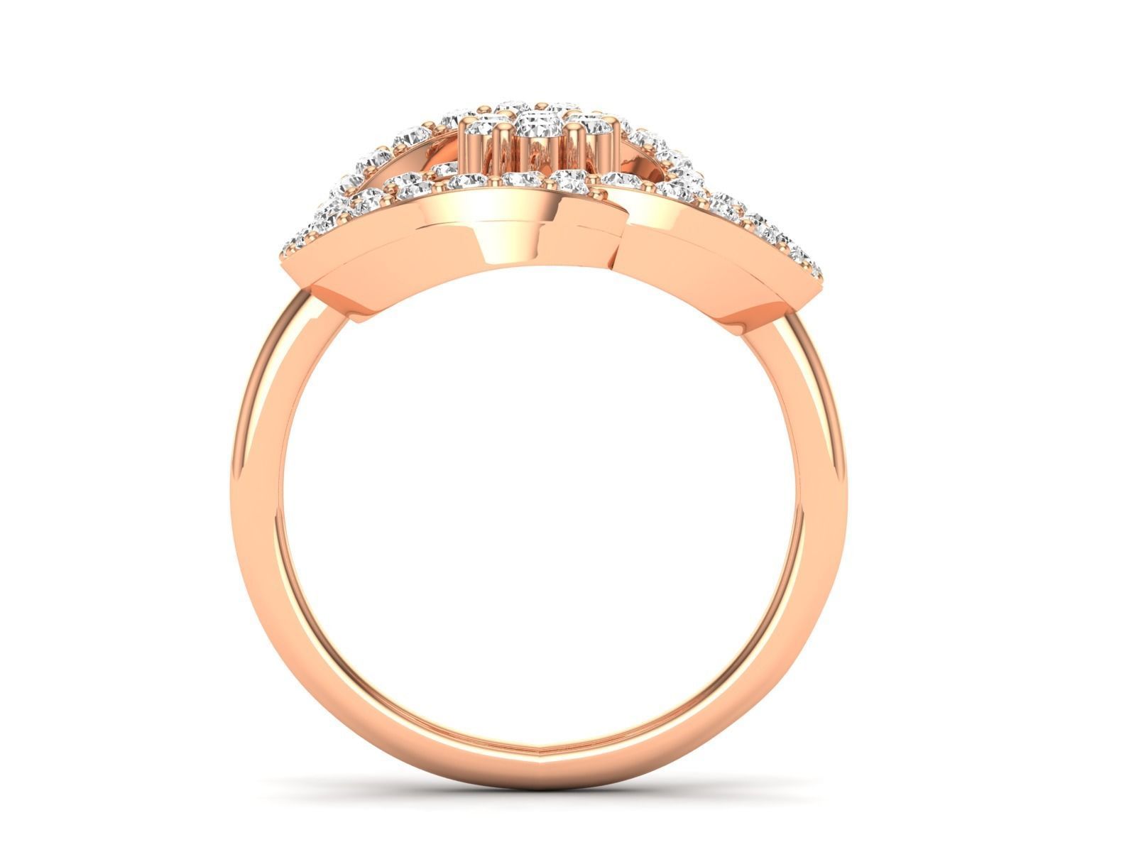 Women Ring 3dm stl render detail 3D print model_4