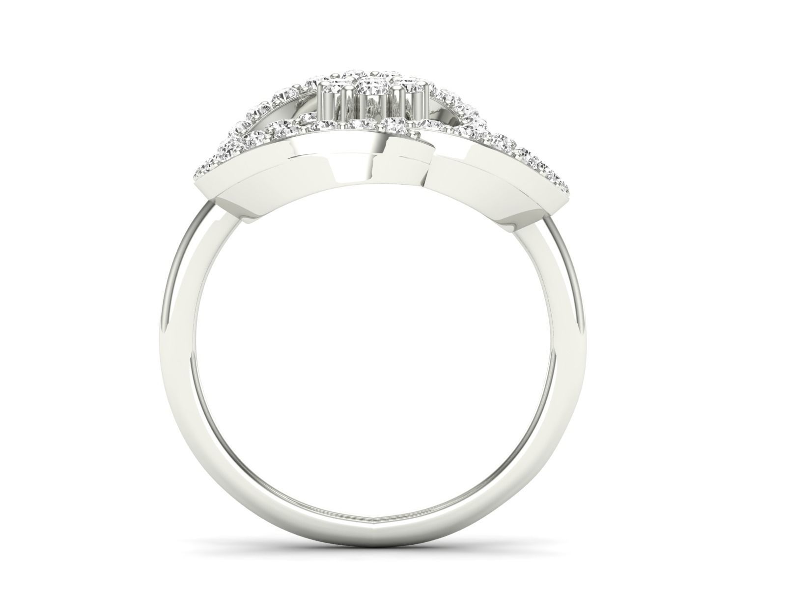 Women Ring 3dm stl render detail 3D print model_11