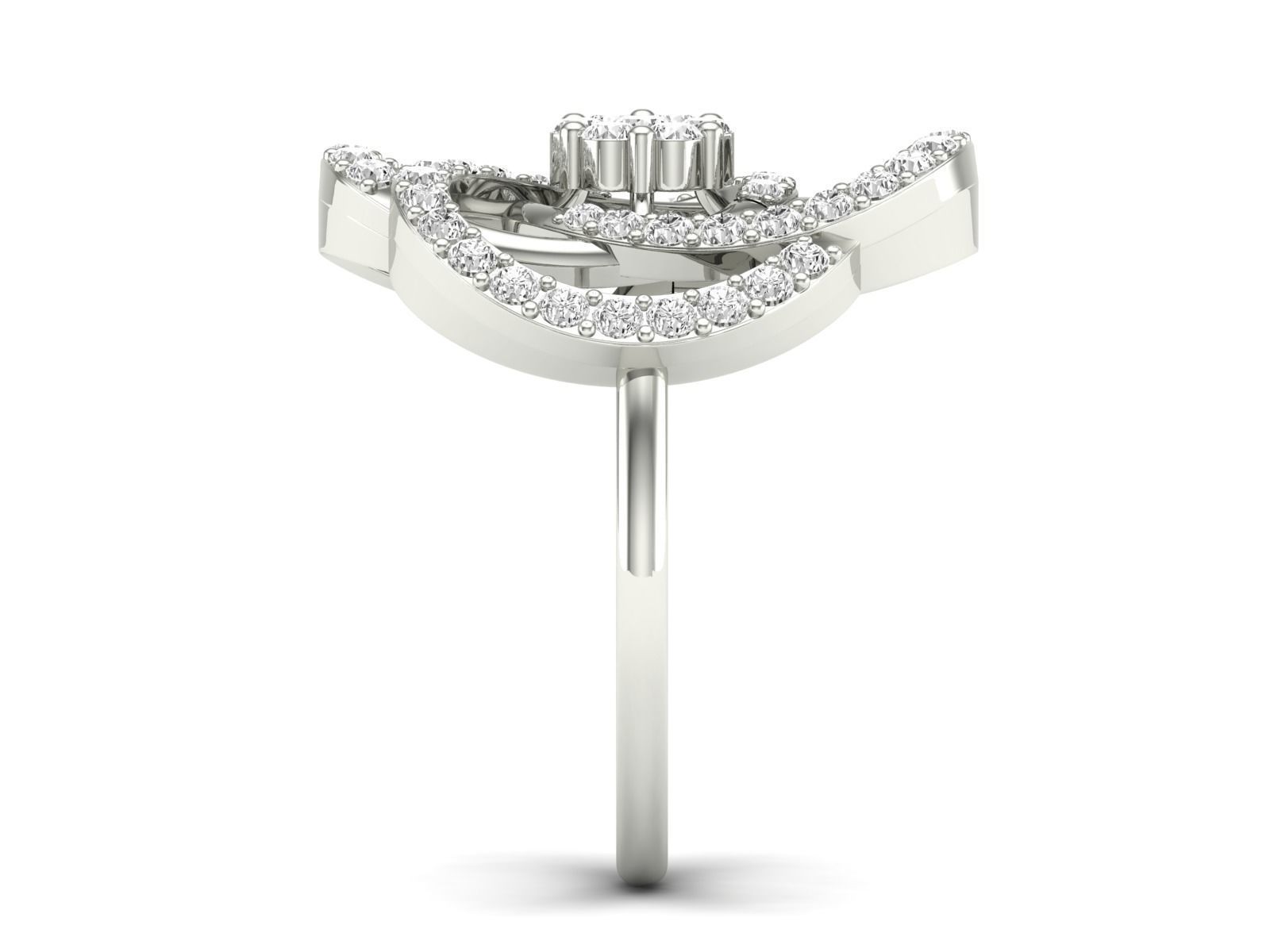 Women Ring 3dm stl render detail 3D print model_13