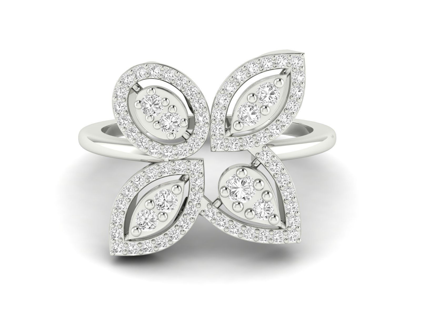 Women Ring 3dm stl render detail 3D print model_14