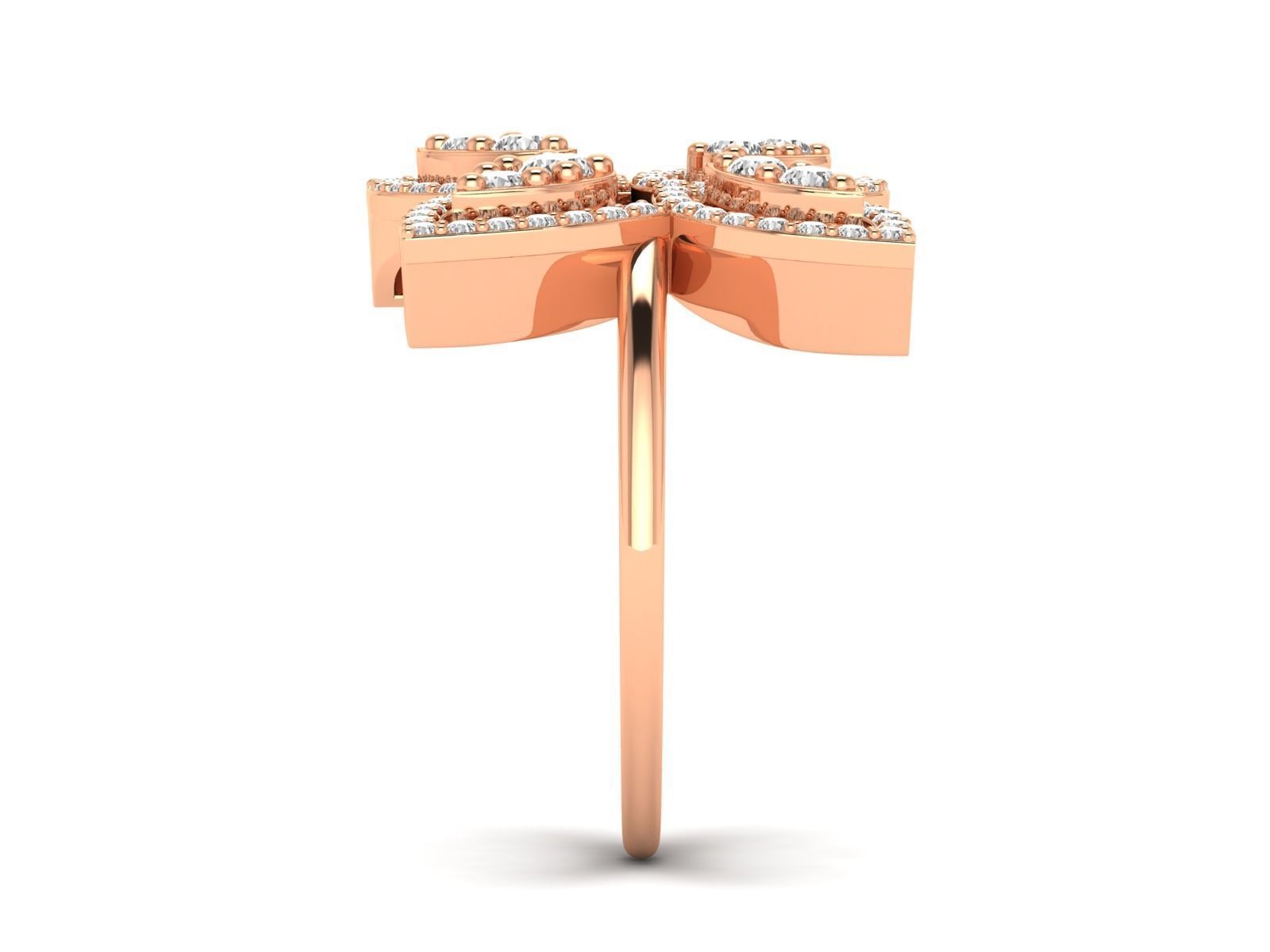 Women Ring 3dm stl render detail 3D print model_6